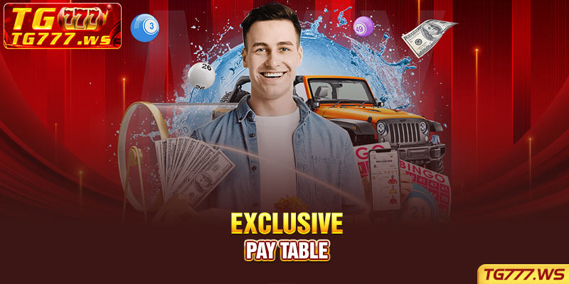 Exclusive pay table